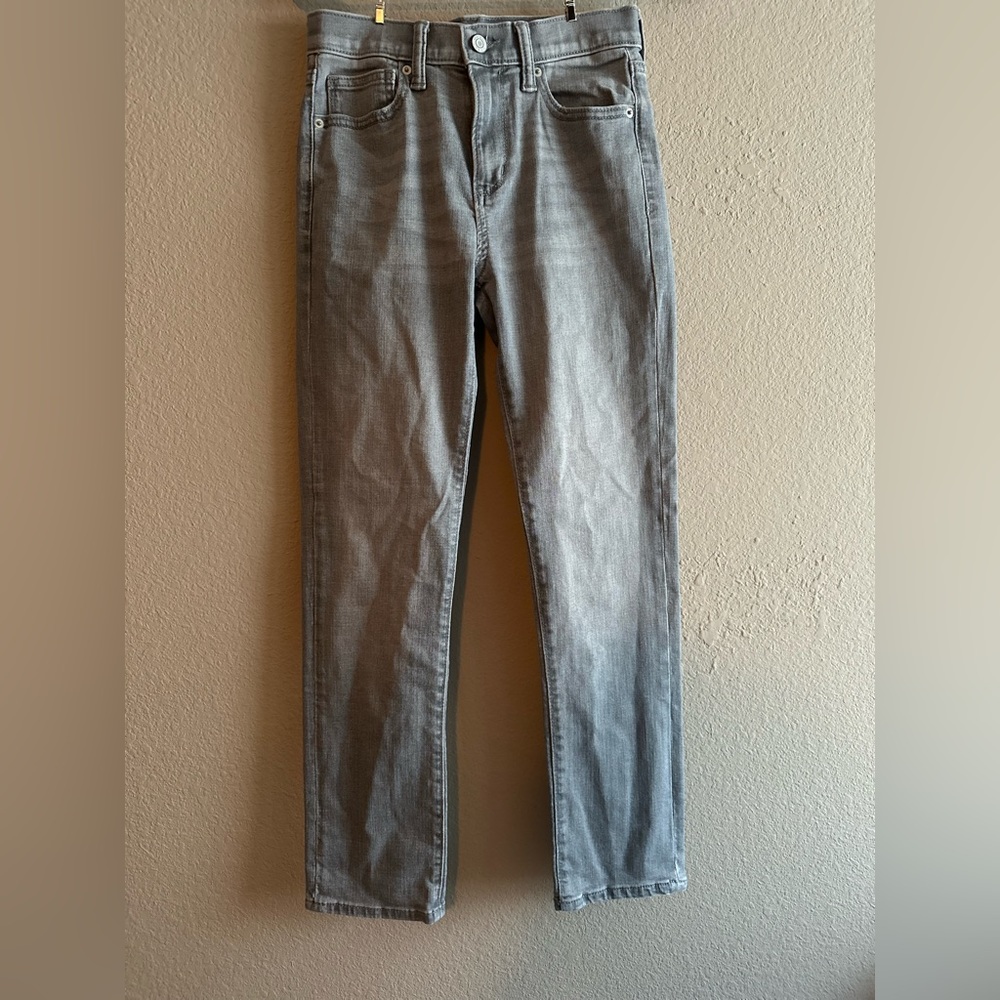 Old Navy, slim, gray jeans